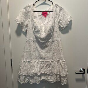 Lilly Pulitzer Bonni Eyelet Dress Size 12